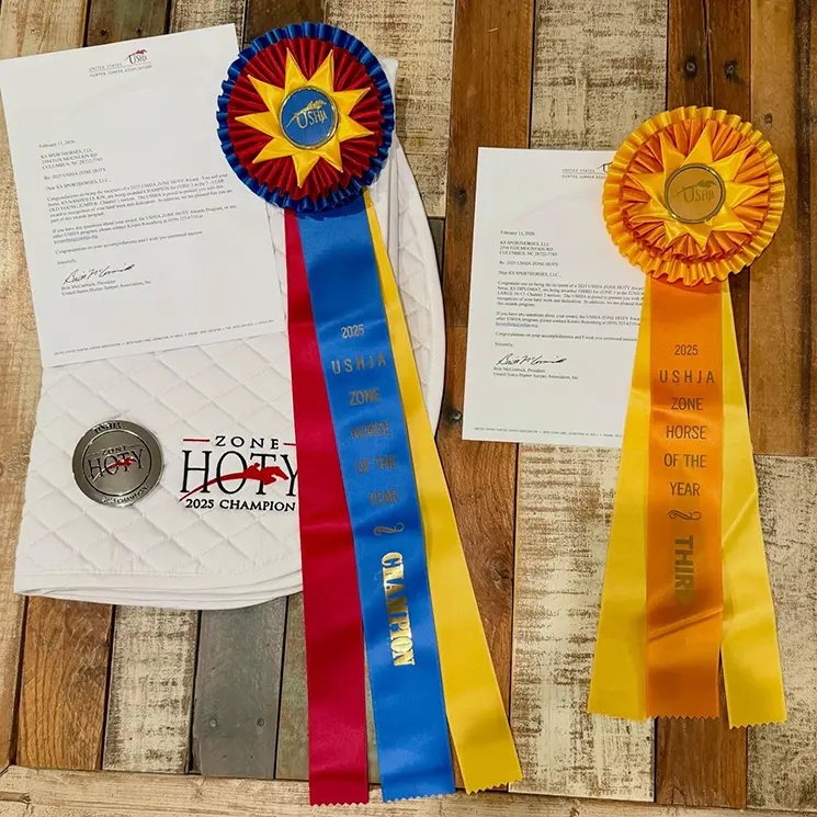 2025 HOTY award recognition at KS Sporthorses